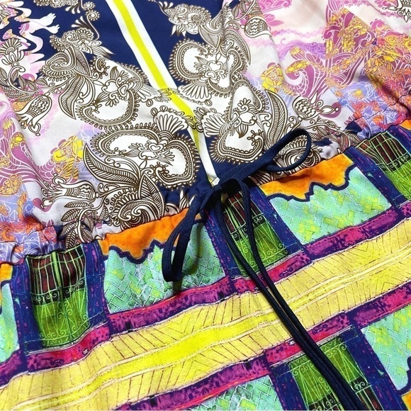 Clover Canyon x Revolve Palace Interior Multicolor Long Sleeve Mini Dress XS - Picture 7 of 15